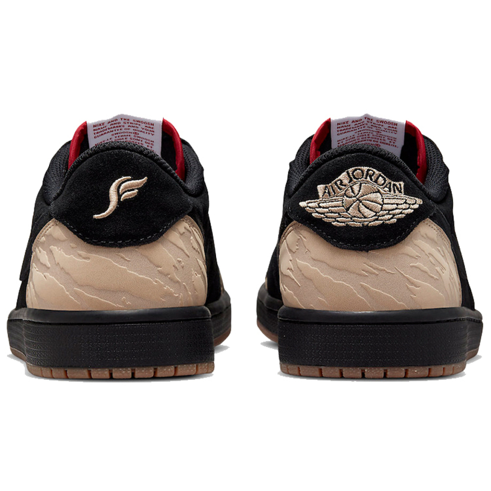 Solefly x Jordan Air Jordan 1 retro low og sp "black and sport red"