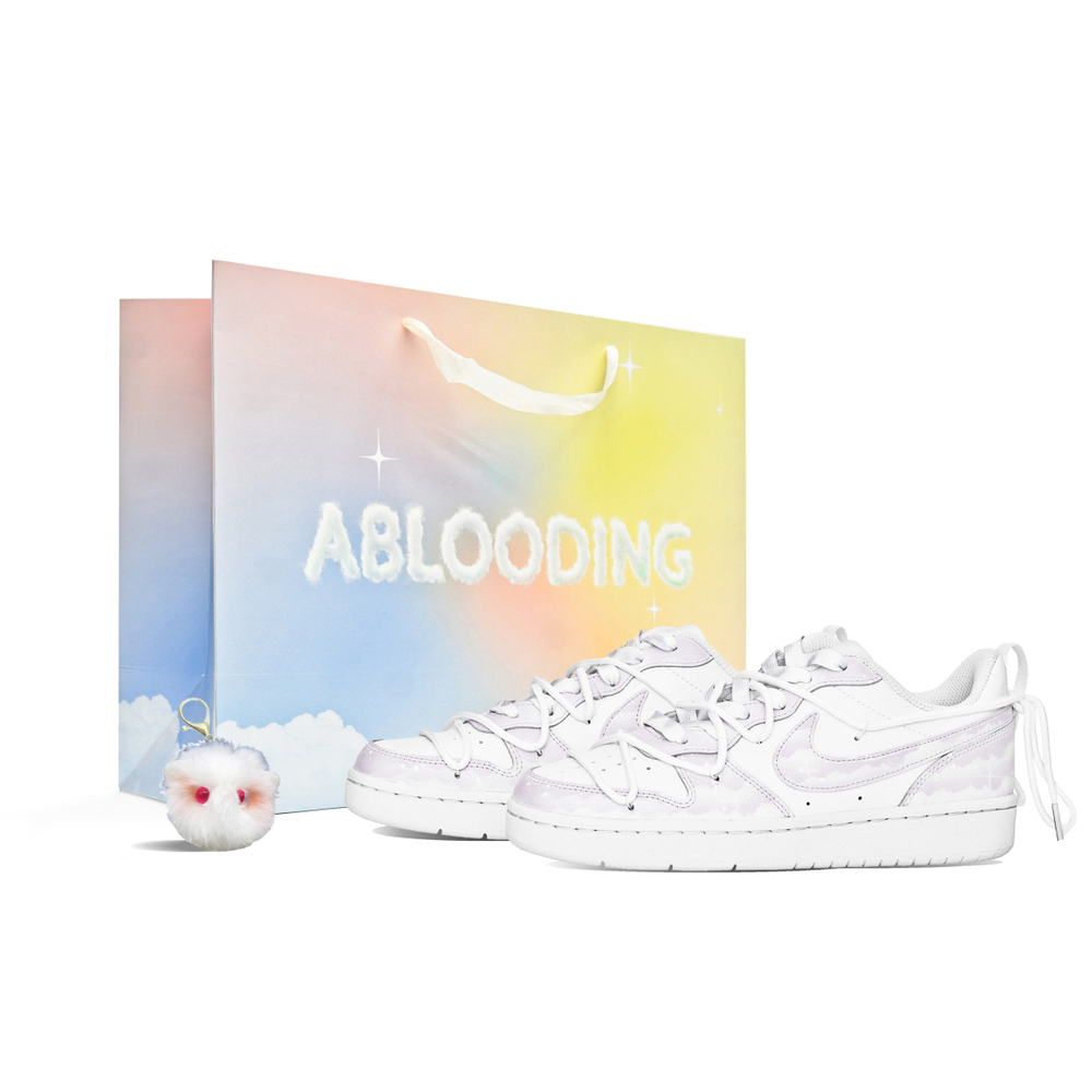 【 】 Nike Court Borough ABLOODING GS