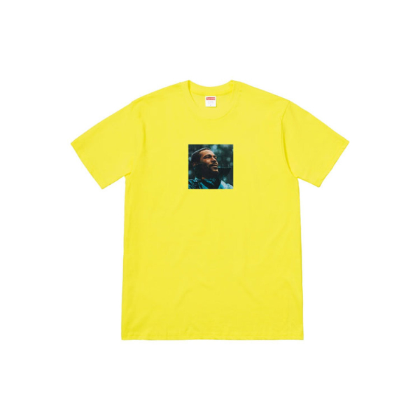 Supreme FW18 Marvin Gaye Tee Yellow T