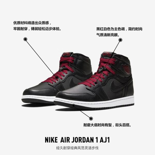 Jordan Air Jordan 1 Retro High OG “Black Satin”
