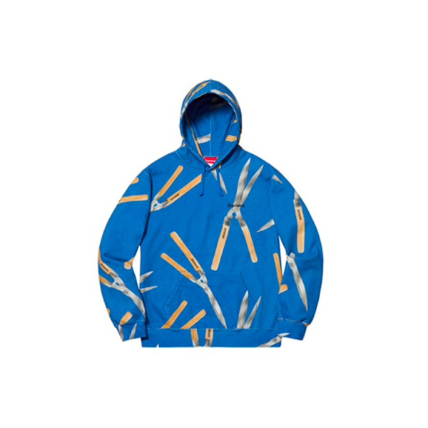 Supreme SS19 Shears Hooded Sweatshirt Royal