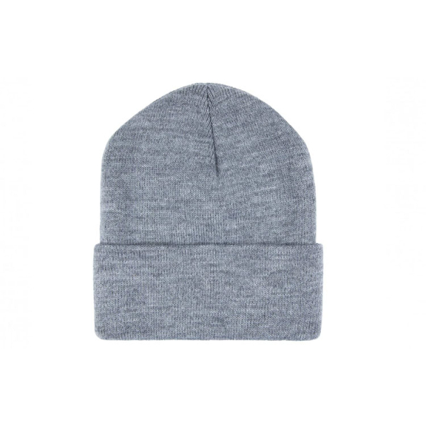 NOAH Nyc Rose Logo Beanie Heather Grey