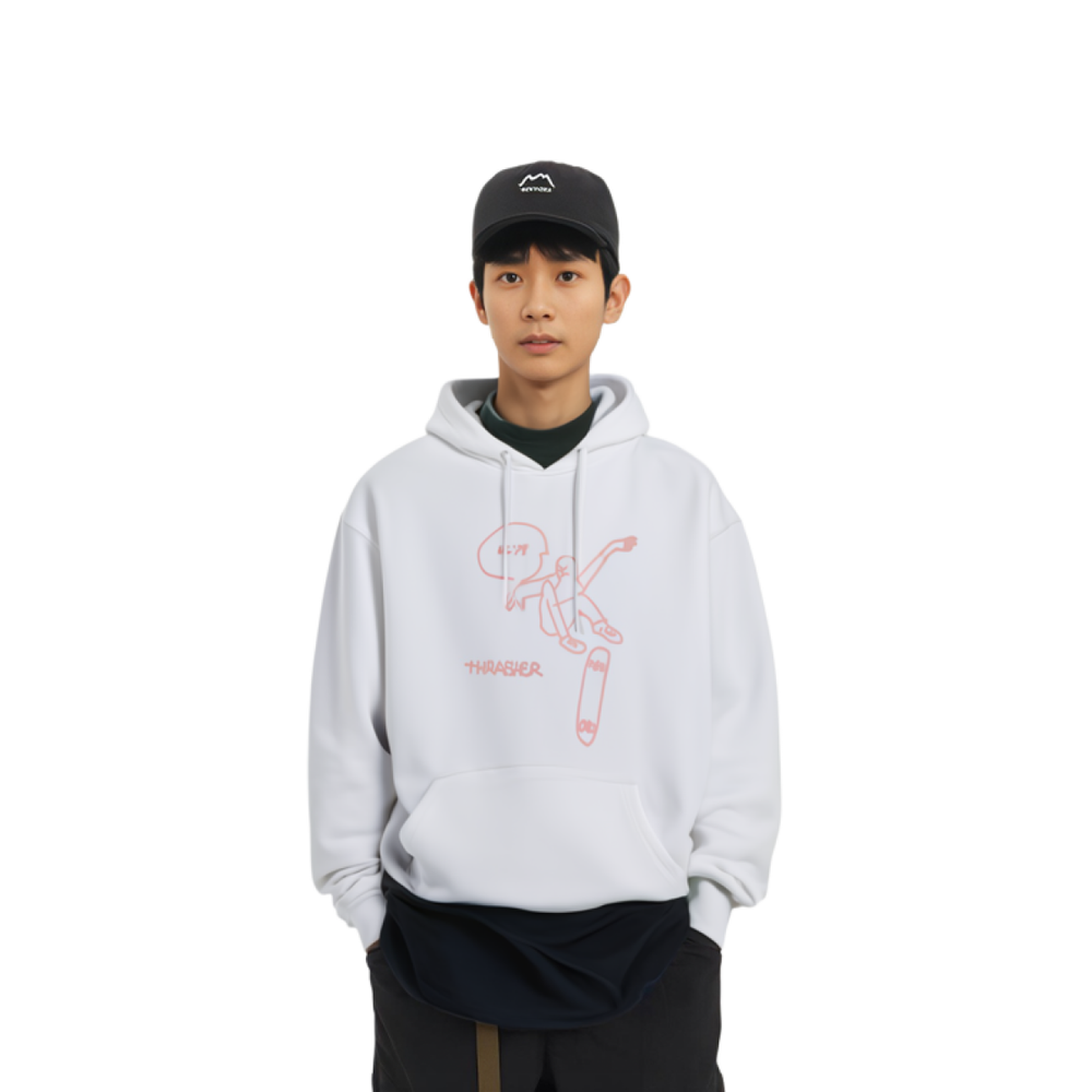 Thrasher Kcuf Hooded Logo