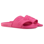 GUCCI Rubber Slide Logo