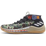A BATHING APE x adidas D lillard 4 Green Camo