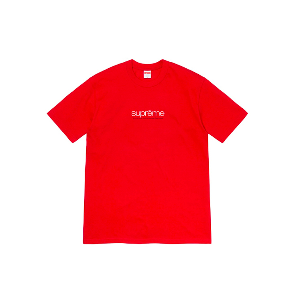Supreme Week 1 Five Boroughs Tee Logo Logo T