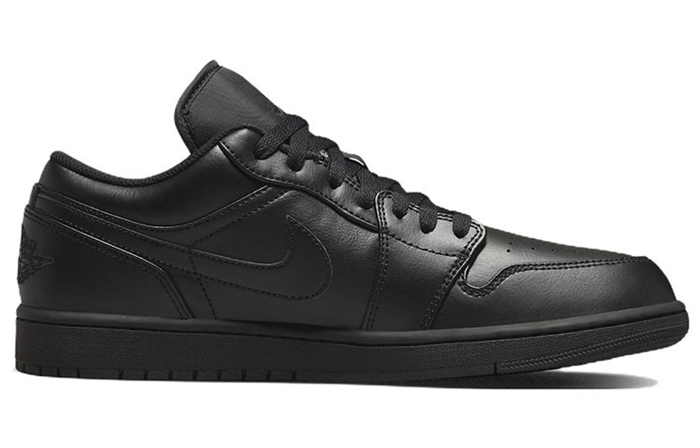 Jordan Air Jordan 1 Low "Triple Black" Vintage Basketball Shoes Men's Black