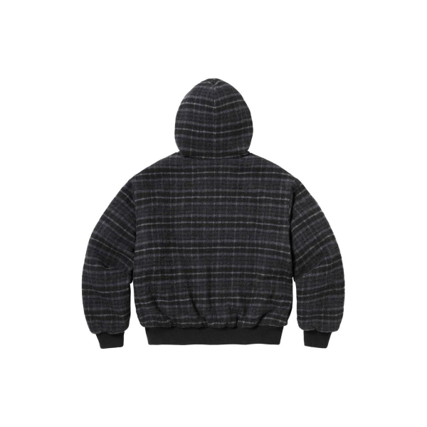 Supreme FW23 WEEK3 PLAID WOOL HOODED WORK JACKET