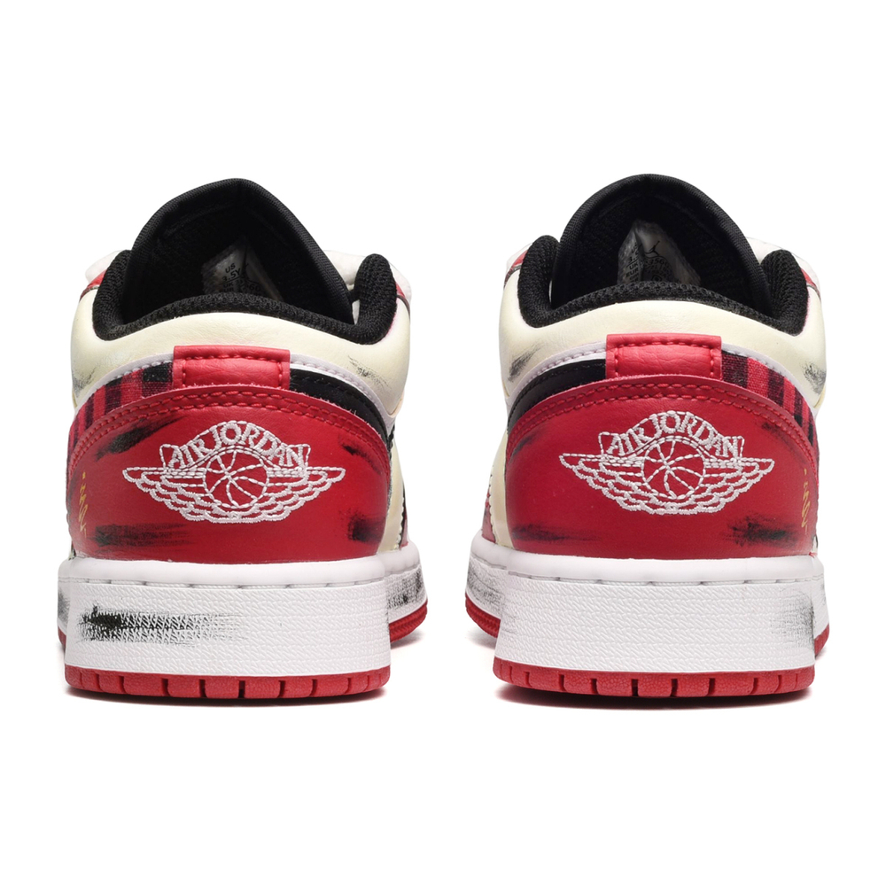 【 】 Jordan Air Jordan 1 Low Bred Toe