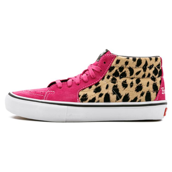Supreme x Vans SK8 Velvet Leopard Magenta