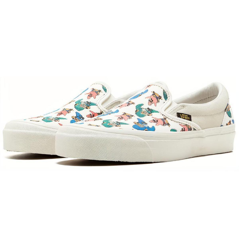 Spongebob x Vans slip-on White