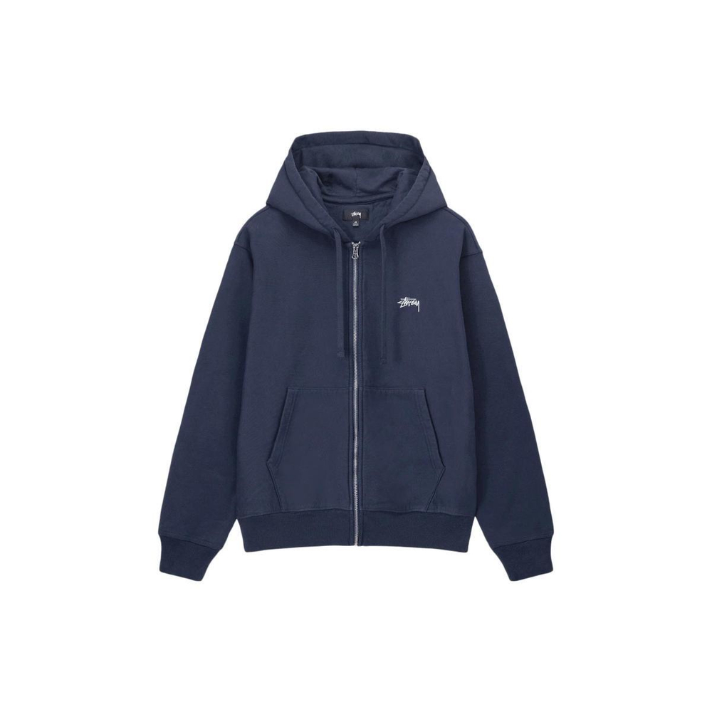 Stussy Stock Logo Zip Hoodie