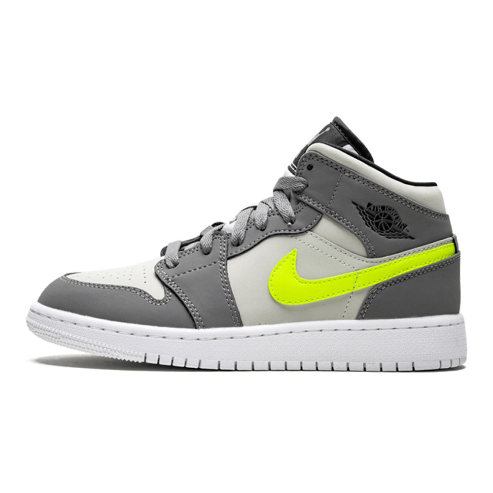 Jordan Air Jordan 1 Mid Gunsmoke Volt