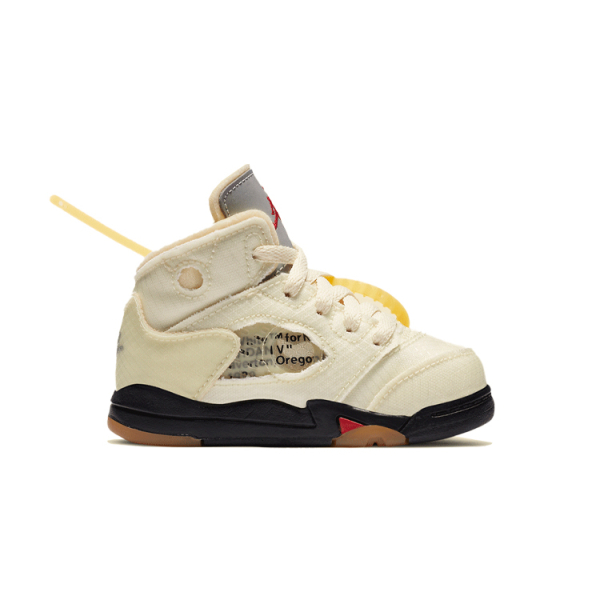 1-OFF-WHITE OFF-WHITE x Jordan Air Jordan 5 Sail SP