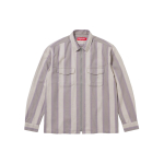 Supreme FW23 FW23 WEEK13 STRIPE FLANNEL ZIP UP SHIRT