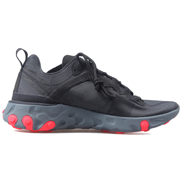 Nike React Element 55 Black Solar Red