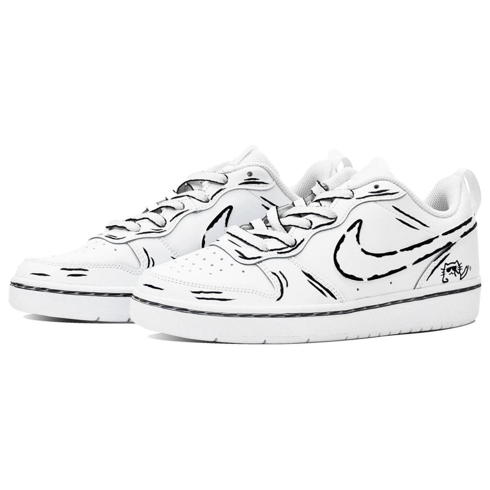 【 】 Nike Court Borough 2 ABLOODINGABLOODING GS