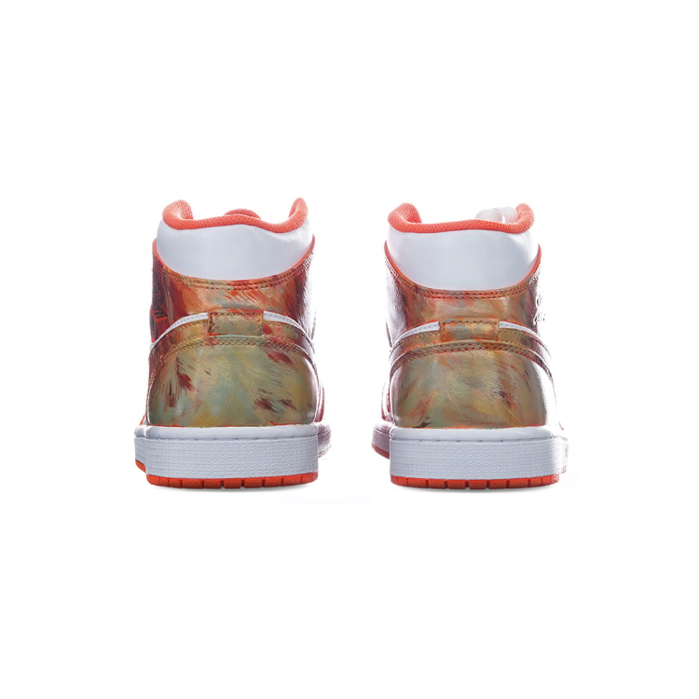 【 】 Jordan Air Jordan 1 Mid SE "White/Orange"
