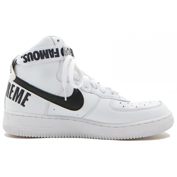 Supreme x Nike Air Force 1 World Famous White