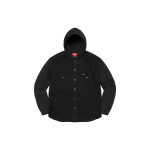 Supreme FW22 Week 12 Fleece Hooded Denim Shirt Logo