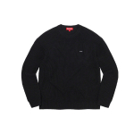 Supreme FW21 Week16 Mélange Rib Knit Sweater Logo
