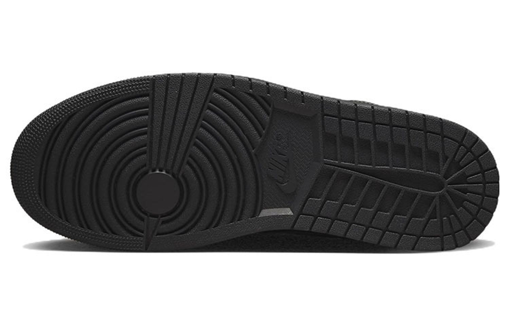Jordan Air Jordan 1 Low "Triple Black" Vintage Basketball Shoes Men's Black