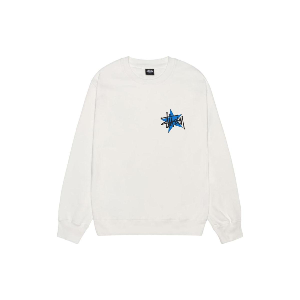 Stussy FW23 STAR CREW PIGMENT DYED Logo
