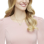 Swarovski Crystal Gold Plated Swan Necklace