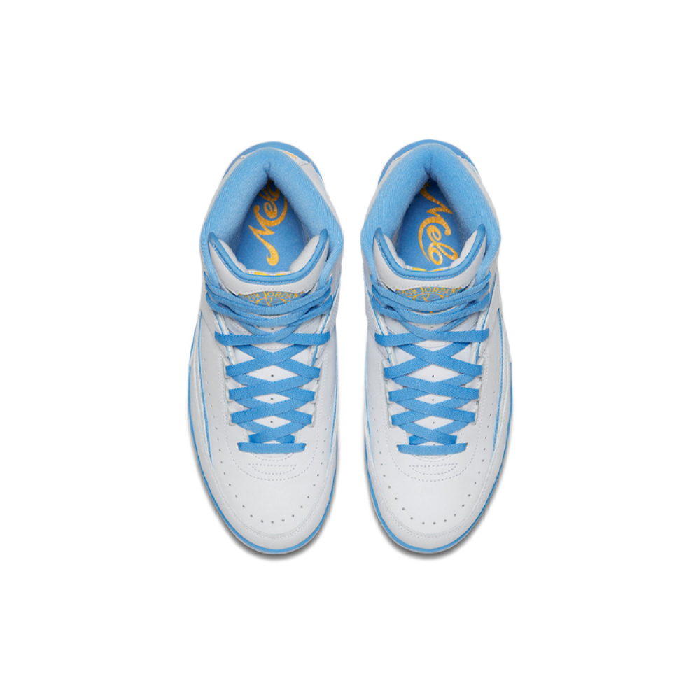 Jordan Air Jordan 2 Melo White Varsity Maize University Blue