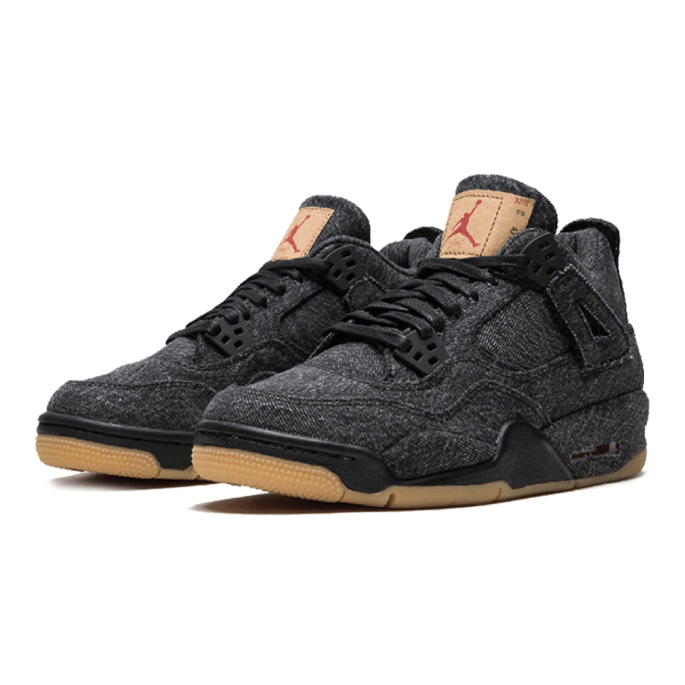 Air Jordan 4 Retro Levis Black
