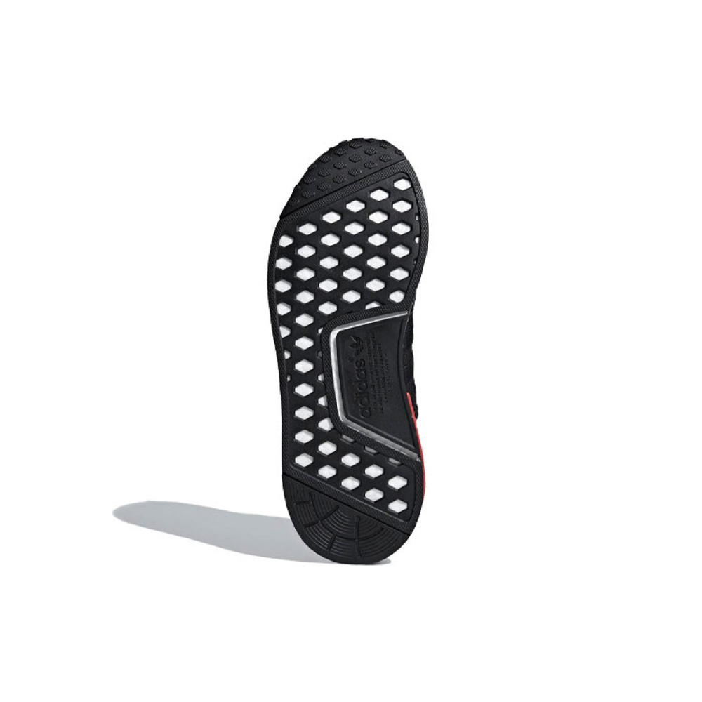 Adidas originals NMD_R1 Core Black Lush Red