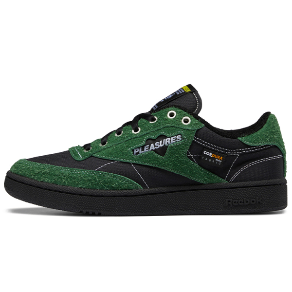PLEASURES x Reebok Club C 85
