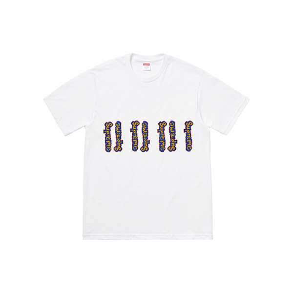 Supreme SS18 Gonz Logo Tee White Logo T
