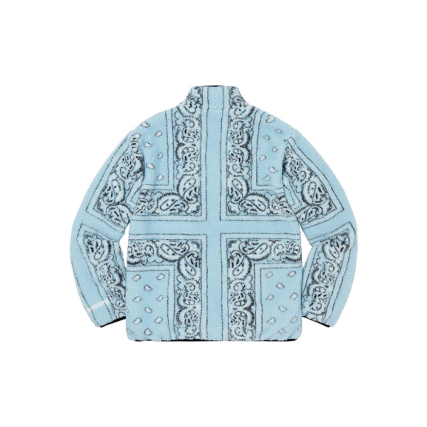Supreme FW19 Week 3 Reversible Bandana Fleece Jacket