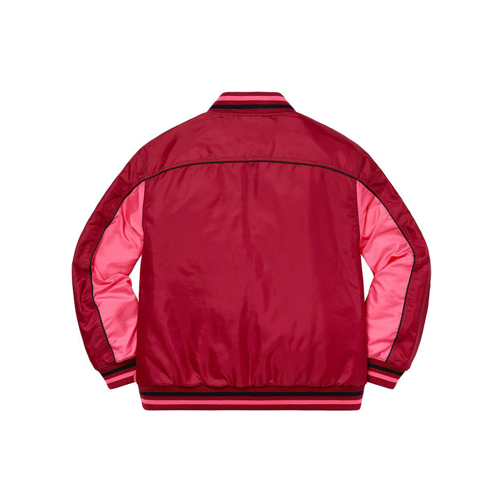 Supreme FW20 Week 1 Contrast Script Varsity Jacket