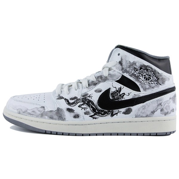 【 】 Jordan Air Jordan 1 Mid Vintage Grey