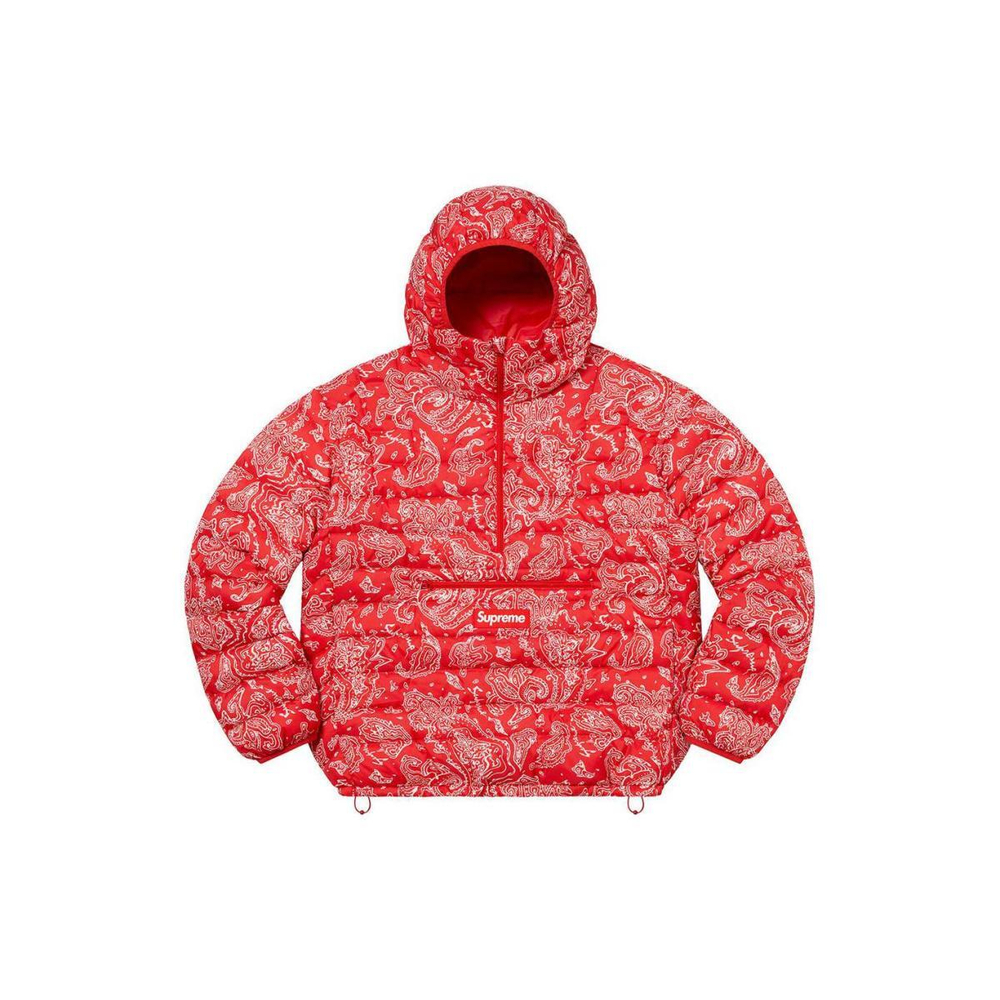 Supreme FW22 Week 6 Micro Down Half Zip Hooded Pullover