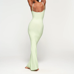 SKIMS SOFT LOUNGE LONG SLIP DRESS /HONEYDEW