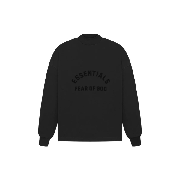 23 Fear of God Essentials The Black Collection SS23 Ls Tee Essentials Core S Jet Black T