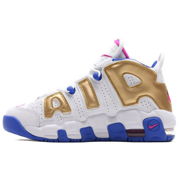 Nike Air More Uptempo Fuchsia Blast Metallic Gold