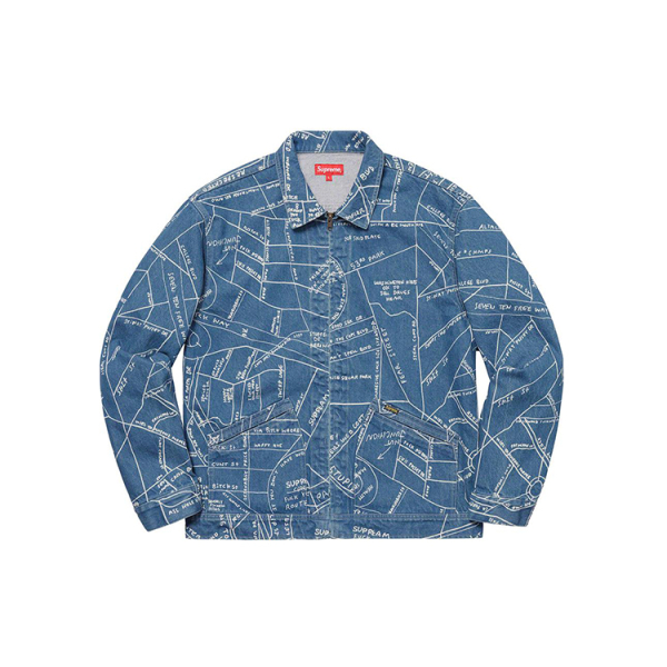 Supreme SS19 Gonz Map Work Jacket