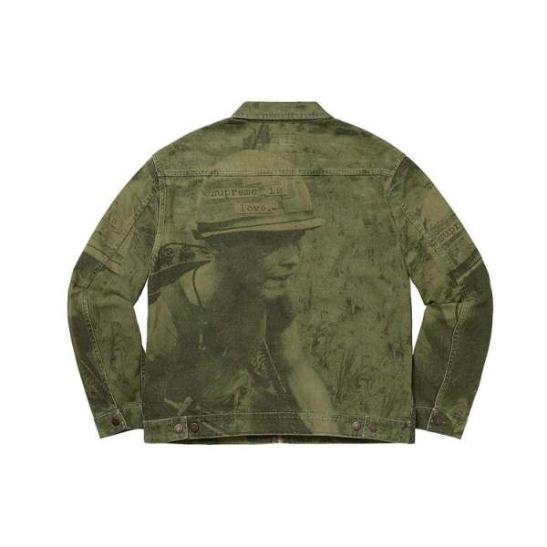 Supreme FW19 Week 1 Supreme Is Love Denim Work Jacket