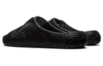 Asics simple hollow non-slip one-word slippers for men and women in the same style black