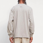 Fear of God Essentials Long FW20 Sleeve Tee Dark Heather Oatmeal T
