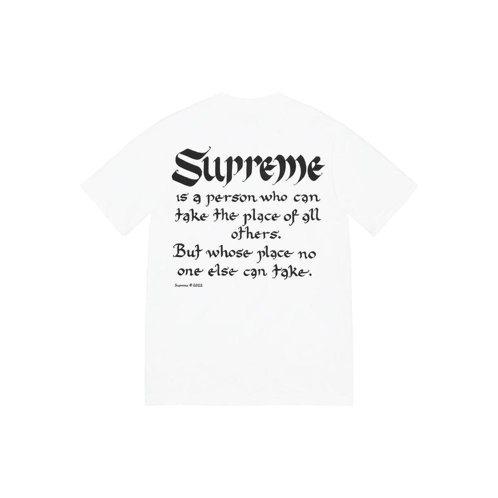 Supreme SS22 Week 8 Person Tee T