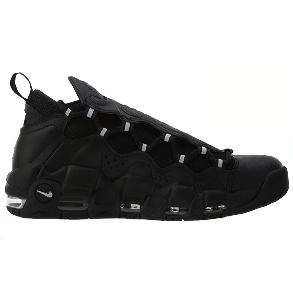 Nike Air More Money Black Metallic Silver