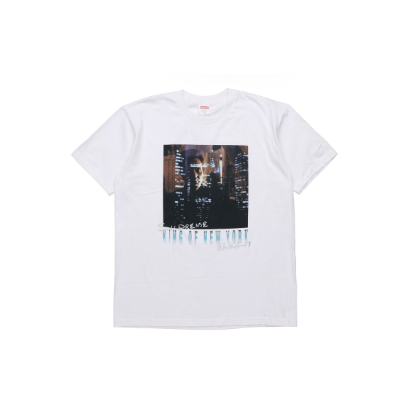 Supreme SS19 Christopher Walken King Of New York Tee White T