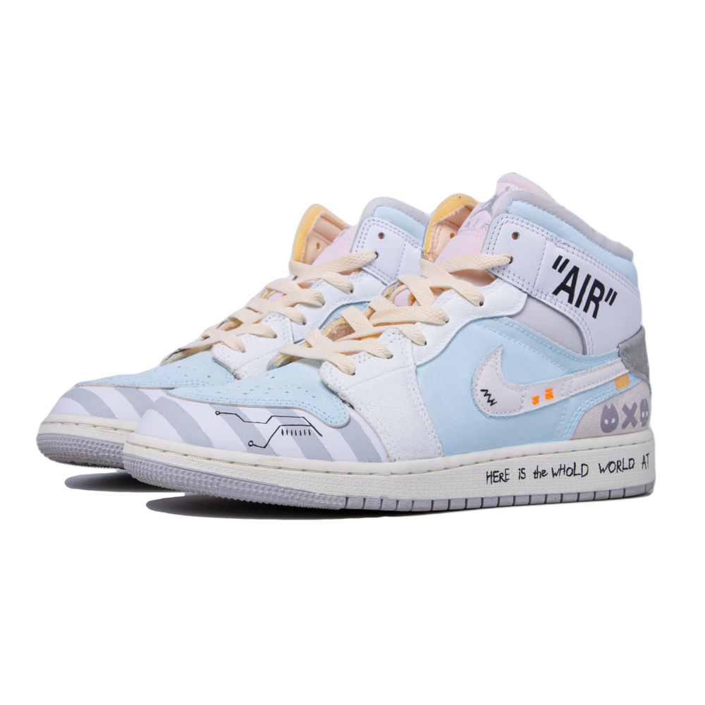 【 】 Jordan Air Jordan 1 Mid SE Craft GS