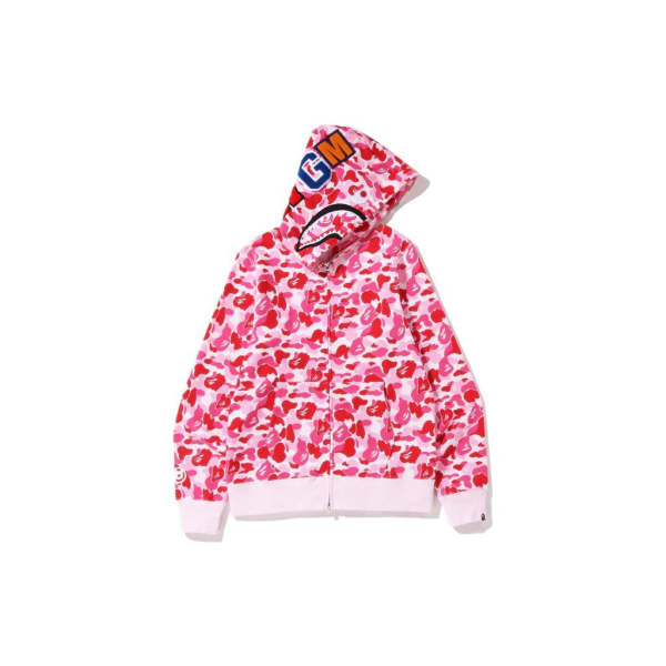 A BATHING APE Bape SS23 Abc Camo Shark Full Zip Hoodie
