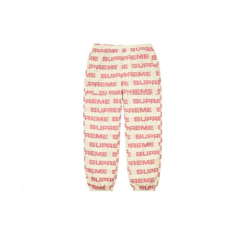 Supreme Week1 Logo Ripstop Track Pant Logo